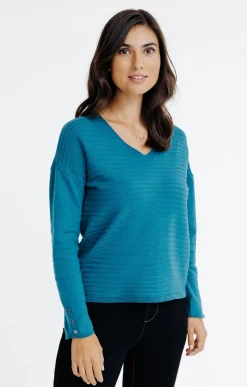 Pulls & Cardigans<Armand Thiery Pull tricotage fantaisie - Canard