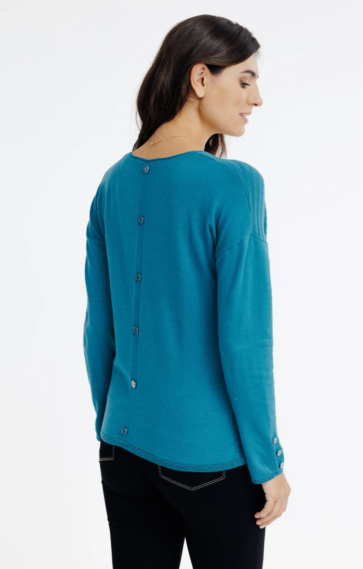 Pulls & Cardigans<Armand Thiery Pull tricotage fantaisie - Canard