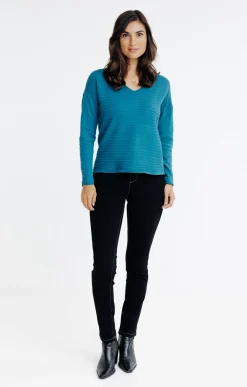 Pulls & Cardigans<Armand Thiery Pull tricotage fantaisie - Canard