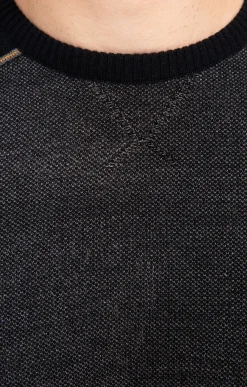 Pulls & Gilets<Armand Thiery Pull uni col rond - Marine