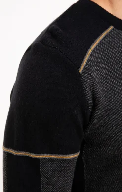Pulls & Gilets<Armand Thiery Pull uni col rond - Marine