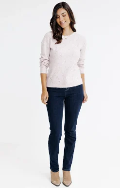 Pulls & Cardigans<Armand Thiery Pull uni paillettes - Rose