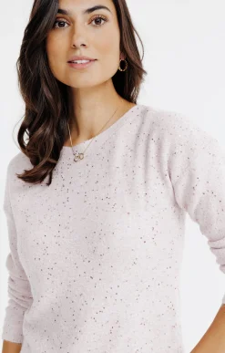 Pulls & Cardigans<Armand Thiery Pull uni paillettes - Rose