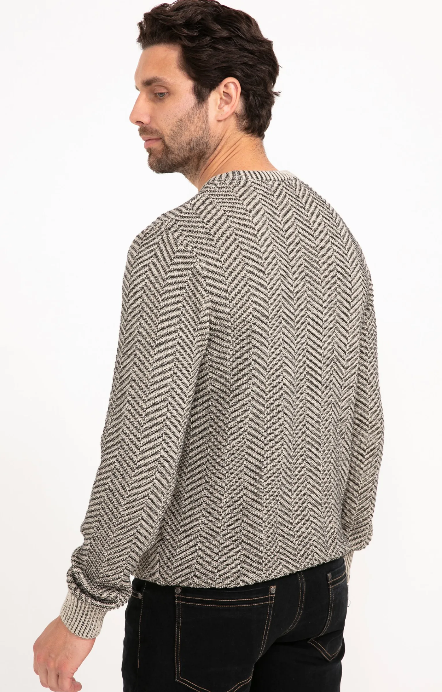 Pulls & Gilets<Armand Thiery Pull zigzag - Noir