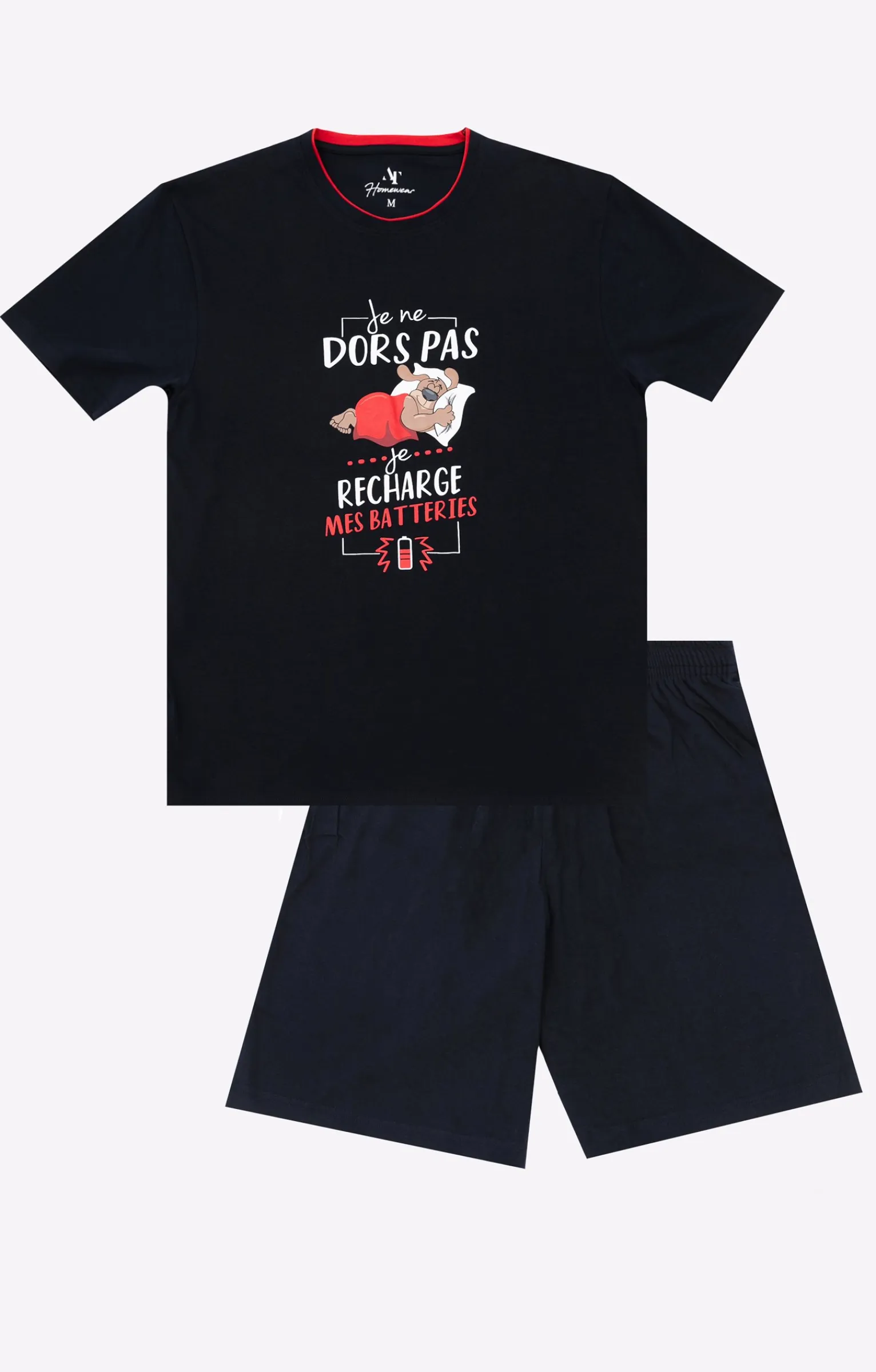 Sous-vêtements & Nuit<Armand Thiery Pyjama court batterie - Marine