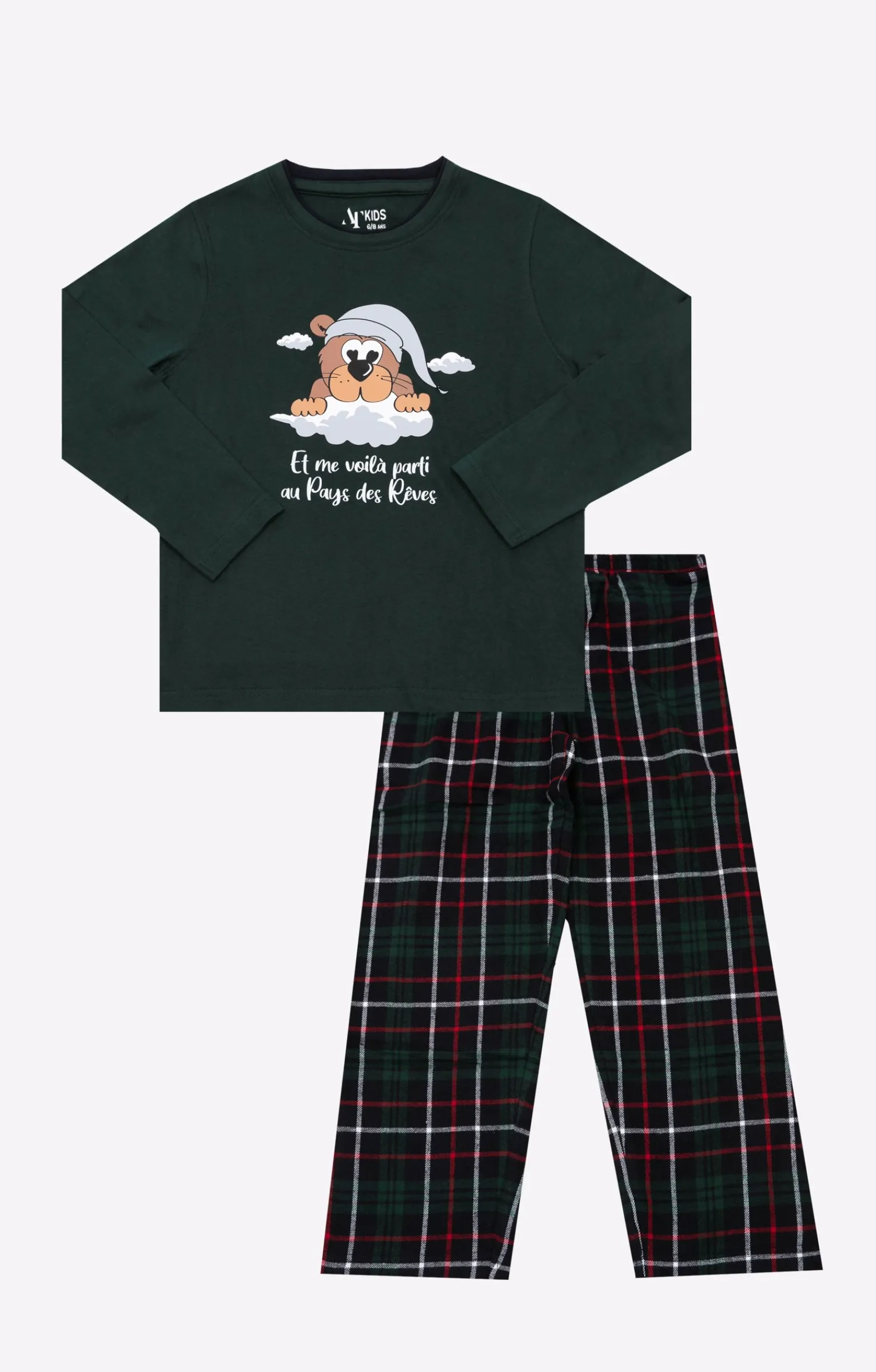 Sous-vêtements & Nuit<Armand Thiery Pyjama enfant rêve - Vert