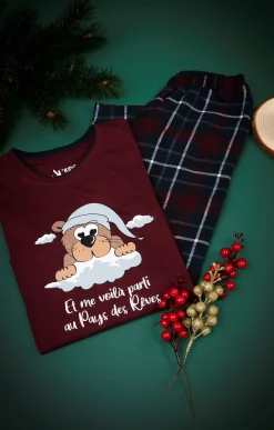 Sous-vêtements & Nuit<Armand Thiery Pyjama enfant rêve - Bordeaux