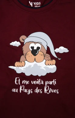Sous-vêtements & Nuit<Armand Thiery Pyjama enfant rêve - Bordeaux
