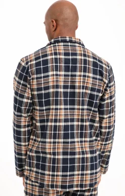 Sous-vêtements & Nuit<Armand Thiery Pyjama long carreaux - Camel