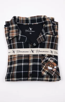 Sous-vêtements & Nuit<Armand Thiery Pyjama long carreaux - Camel