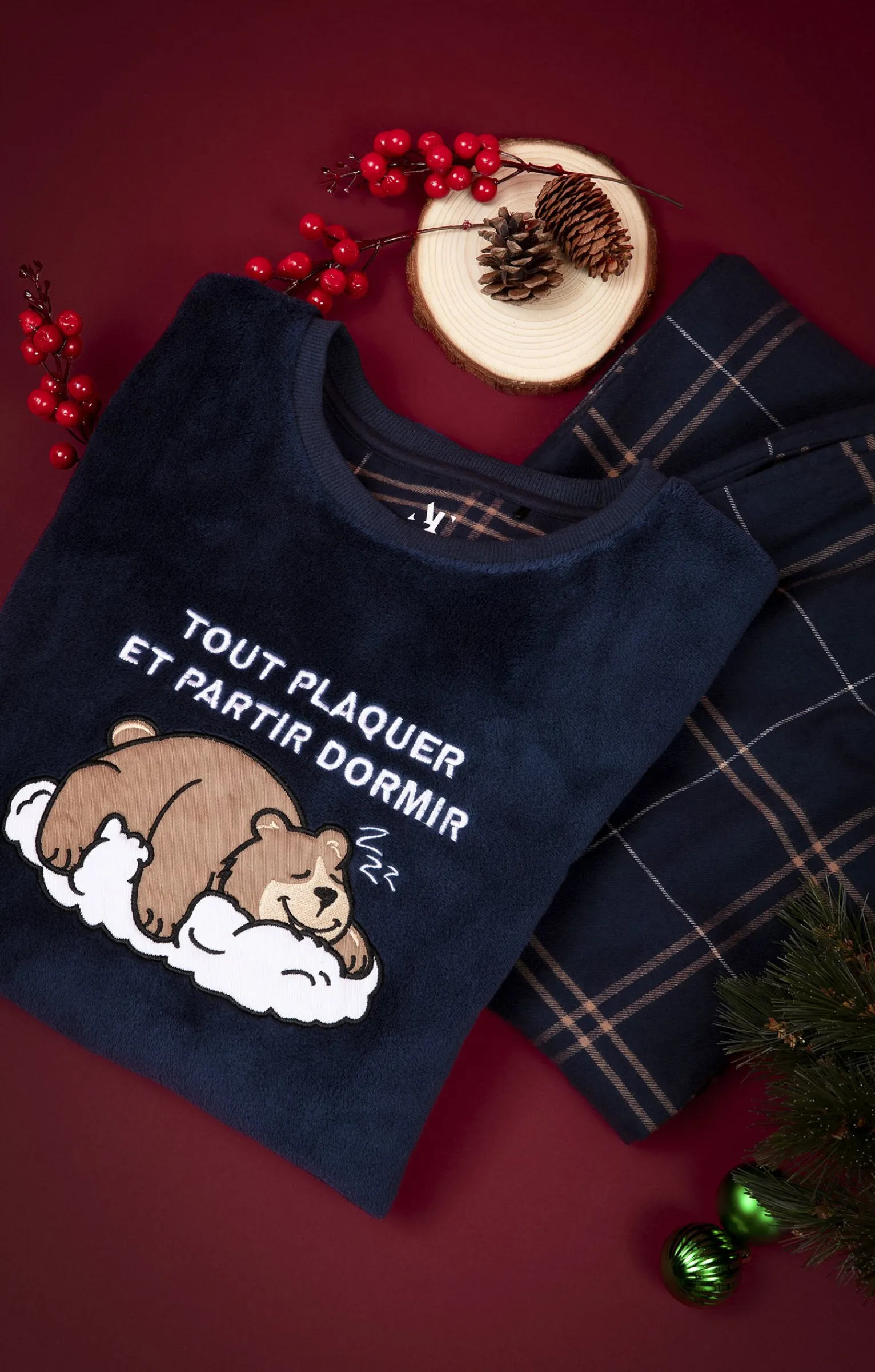 Sous-vêtements & Nuit<Armand Thiery Pyjama long dormir - Marine
