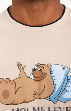 Sous-vêtements & Nuit<Armand Thiery Pyjama long Gauche - Beige
