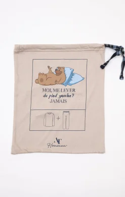 Sous-vêtements & Nuit<Armand Thiery Pyjama long Gauche - Beige