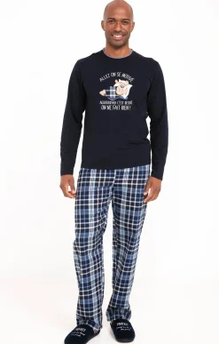 Sous-vêtements & Nuit<Armand Thiery Pyjama long motivé - Bleu