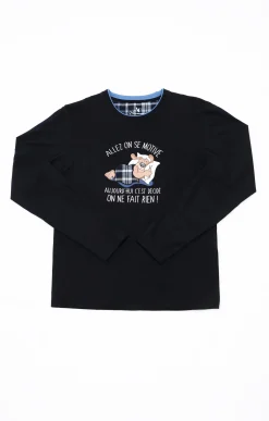 Sous-vêtements & Nuit<Armand Thiery Pyjama long motivé - Bleu