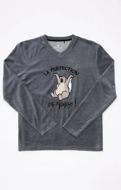 Sous-vêtements & Nuit<Armand Thiery Pyjama long perfect - Grismoyen