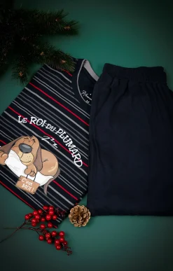Sous-vêtements & Nuit<Armand Thiery Pyjama long Ray - Marine