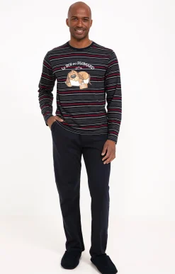 Sous-vêtements & Nuit<Armand Thiery Pyjama long Ray - Marine