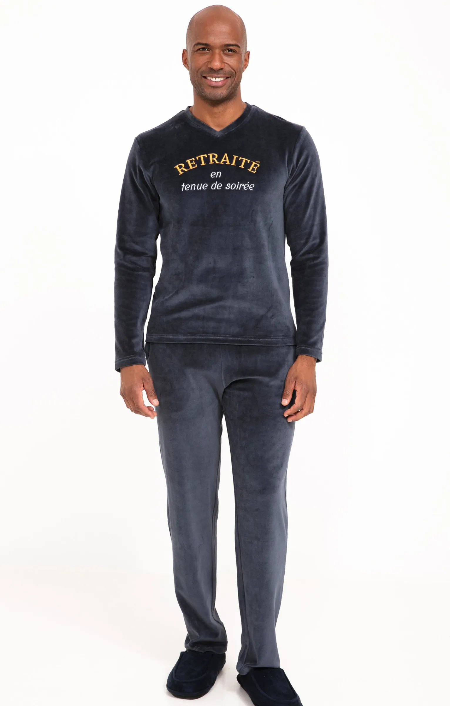 Sous-vêtements & Nuit<Armand Thiery Pyjama long retraité - Marine
