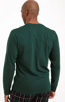 Sous-vêtements & Nuit<Armand Thiery Pyjama long ronronne - Vert