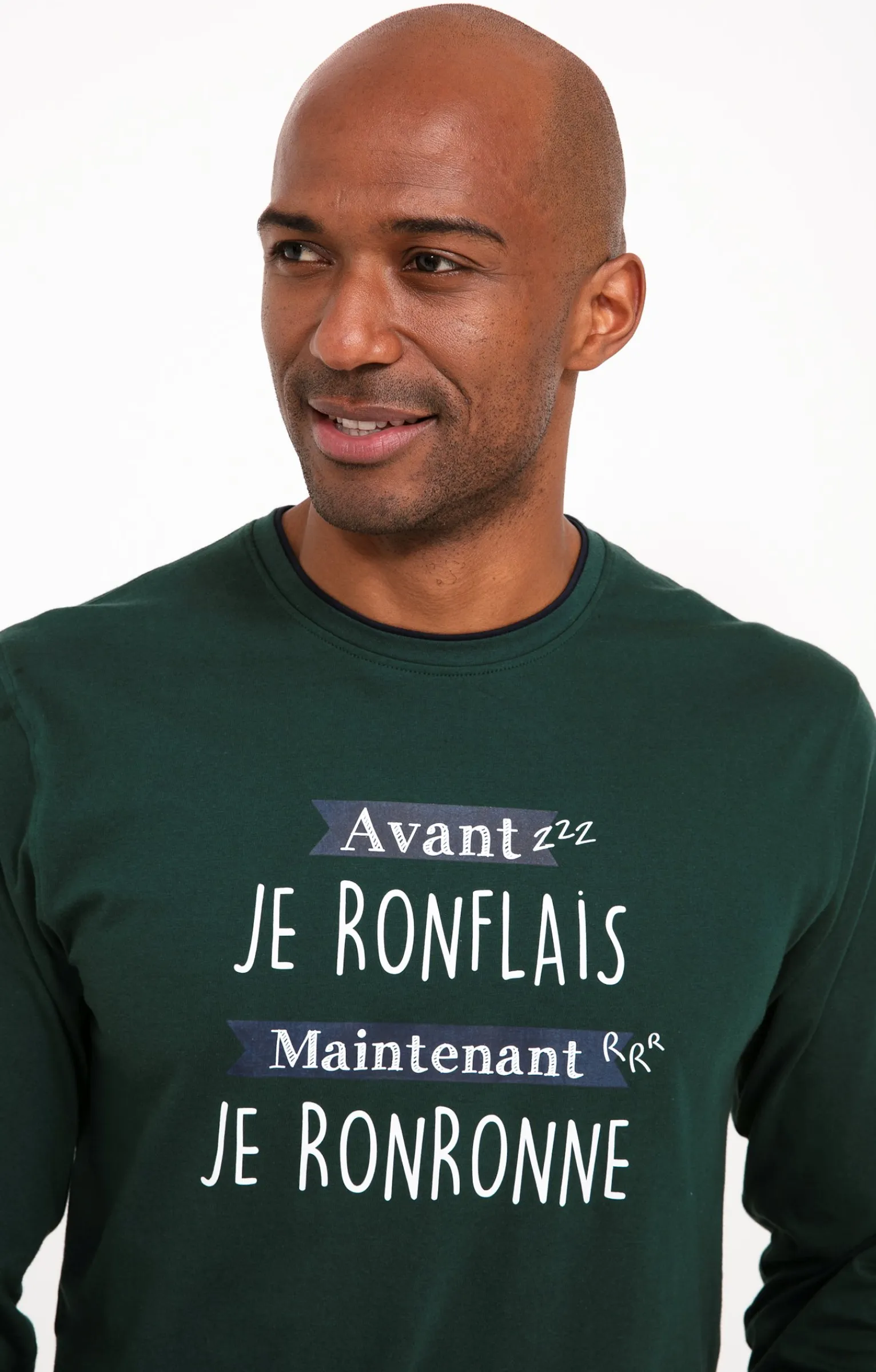 Sous-vêtements & Nuit<Armand Thiery Pyjama long ronronne - Vert