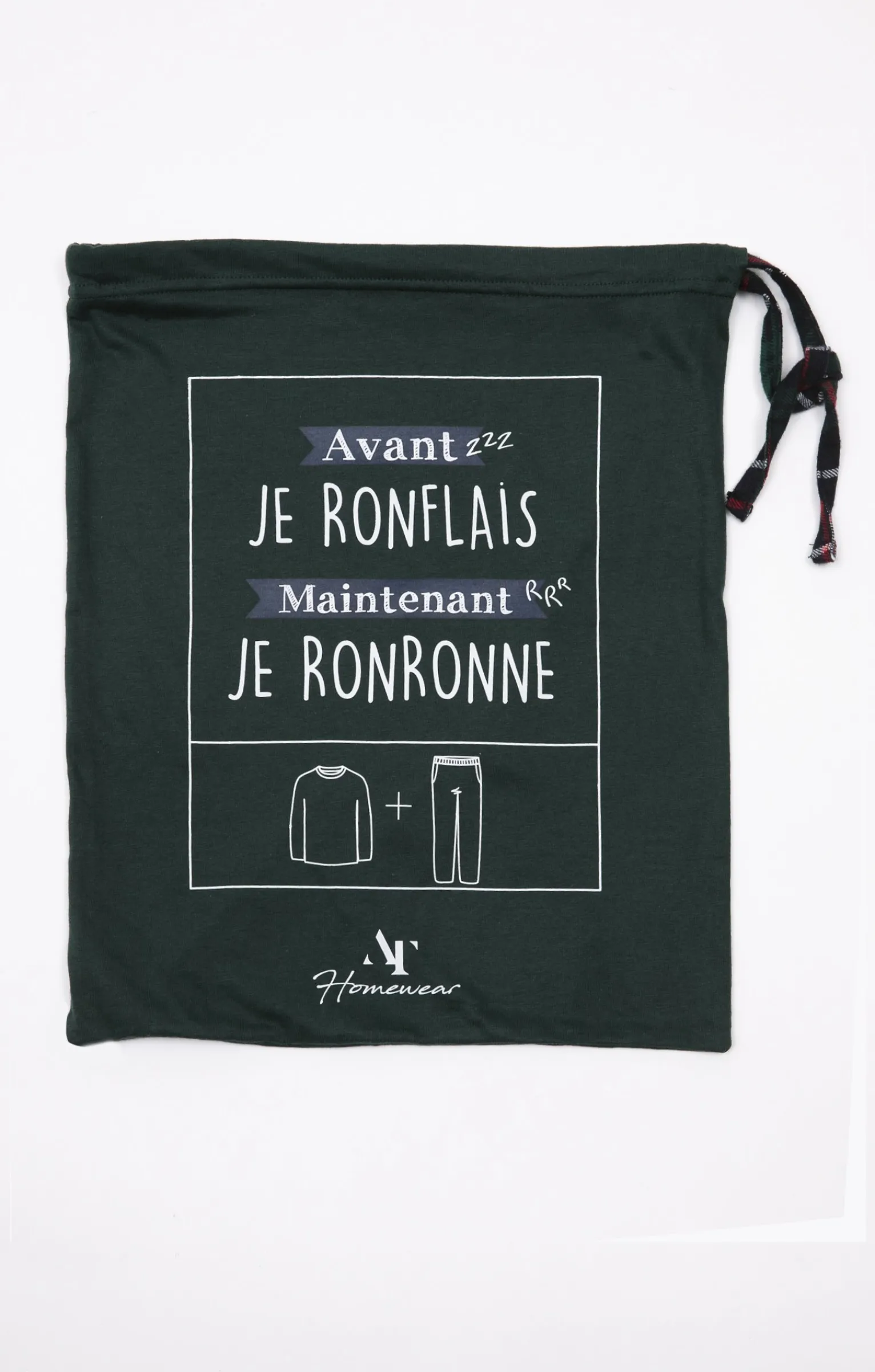 Sous-vêtements & Nuit<Armand Thiery Pyjama long ronronne - Vert