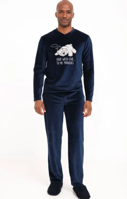 Sous-vêtements & Nuit<Armand Thiery Pyjama long week-end - Marine