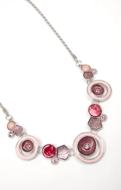 Accessoires<Armand Thiery Ras de cou détails strass et résine - Rose