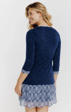 Robes<Armand Thiery Robe 2-en-1 - Bleu