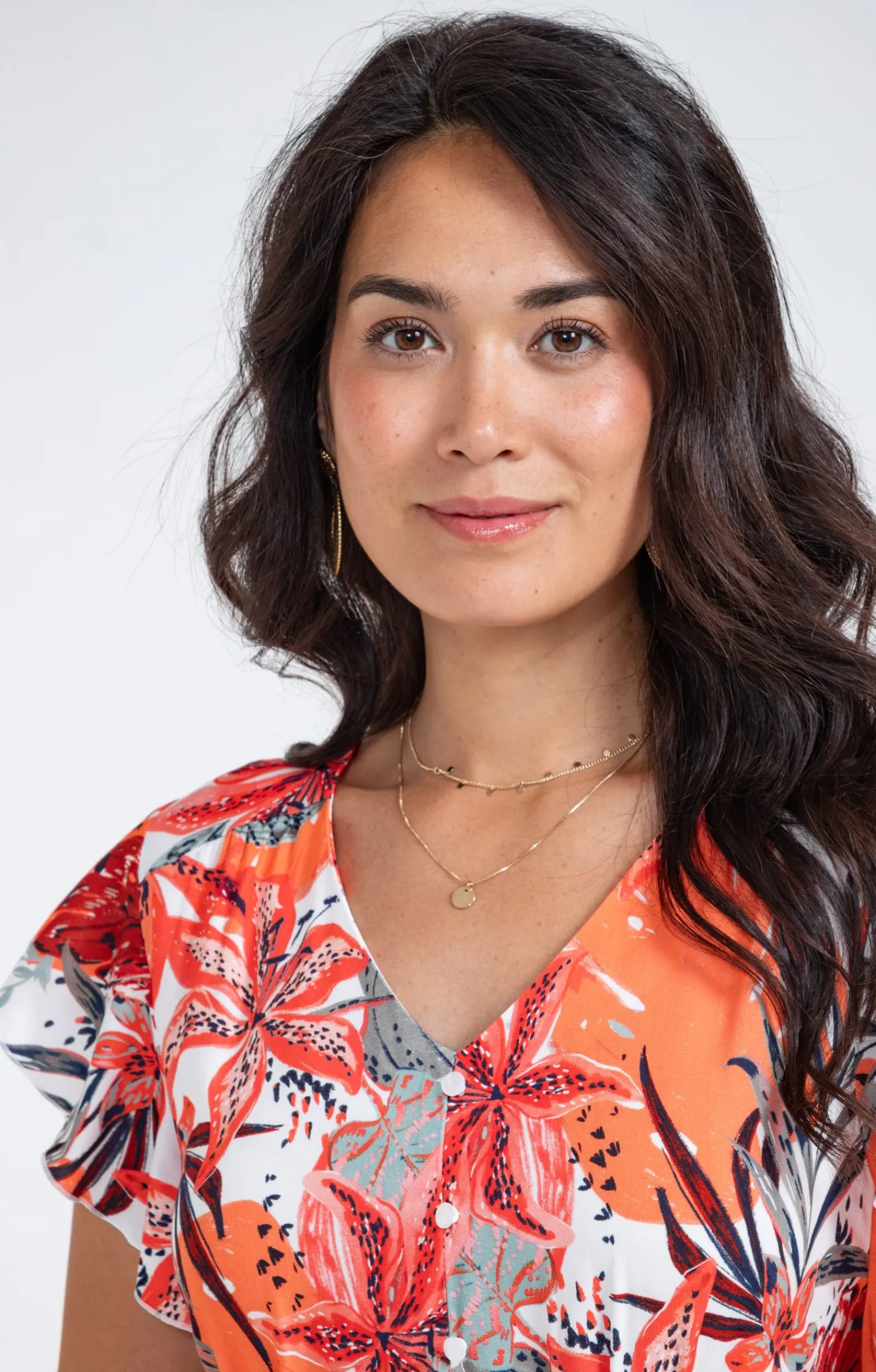 Robes<Armand Thiery ROBE EN FIBRANNE ECO VERO ELASTIQUEE - Orange