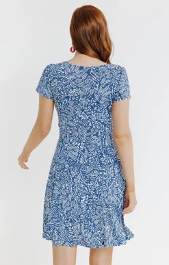 Robes<Armand Thiery Robe en maille - Bleu