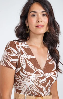 Robes<Armand Thiery Robe en maille - Marronclair