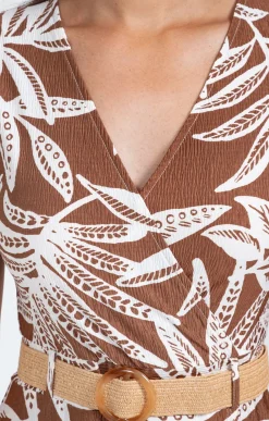 Robes<Armand Thiery Robe en maille - Marronclair