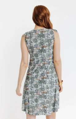 Robes<Armand Thiery Robe en maille plissée - Vertnil