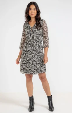 Robes<Armand Thiery Robe élastiquée dos - Grège