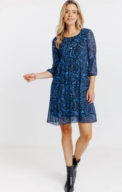 Robes<Armand Thiery Robe plissée - Bleudur