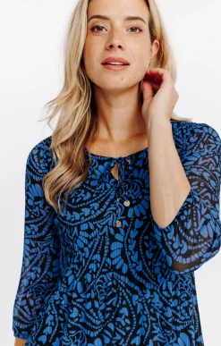 Robes<Armand Thiery Robe plissée - Bleudur