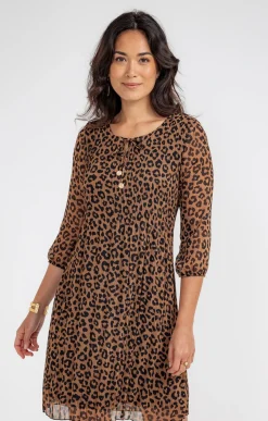 Robes<Armand Thiery Robe plissée - Camel