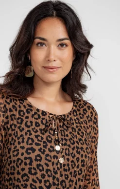 Robes<Armand Thiery Robe plissée - Camel