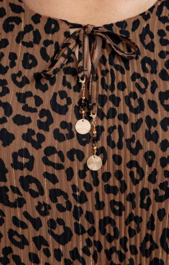 Robes<Armand Thiery Robe plissée - Camel