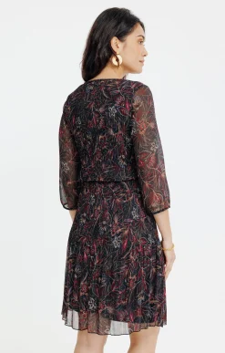 Robes<Armand Thiery Robe plissée - Noir