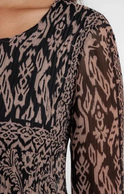 Robes<Armand Thiery Robe plissée - Noir