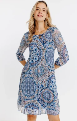 Robes<Armand Thiery Robe plissée - Écru