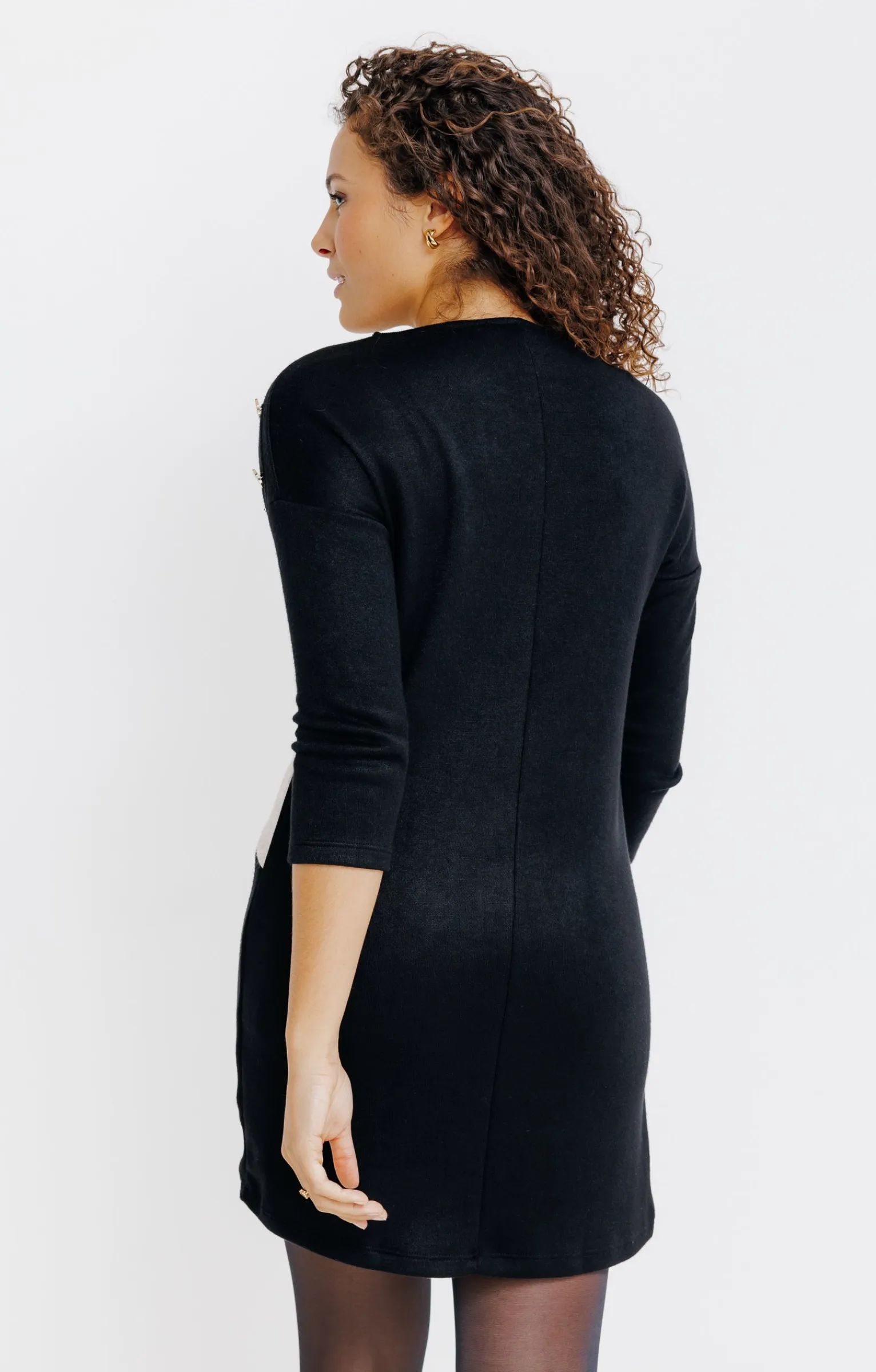 Robes<Armand Thiery Robe pull en maille - Noir