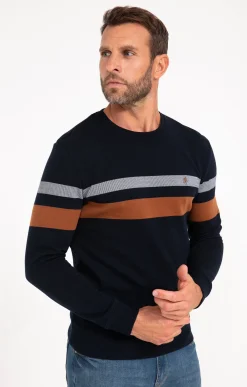 Polos & Tee-shirts<Armand Thiery Sweat manches longues Bandit - Camel
