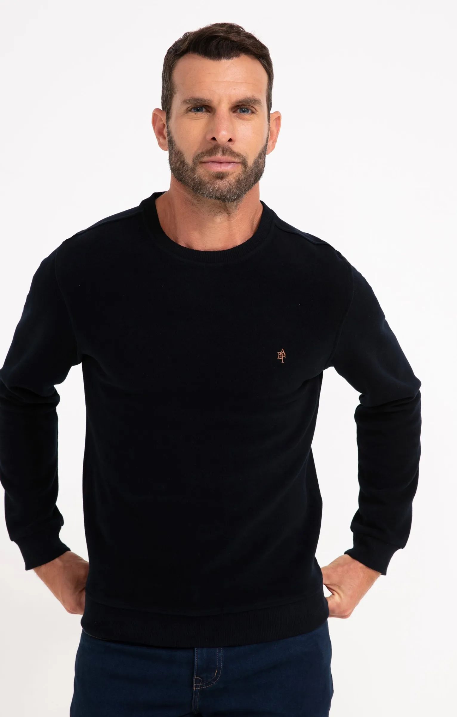 Polos & Tee-shirts<Armand Thiery Sweat manches longues Dolce - Marine