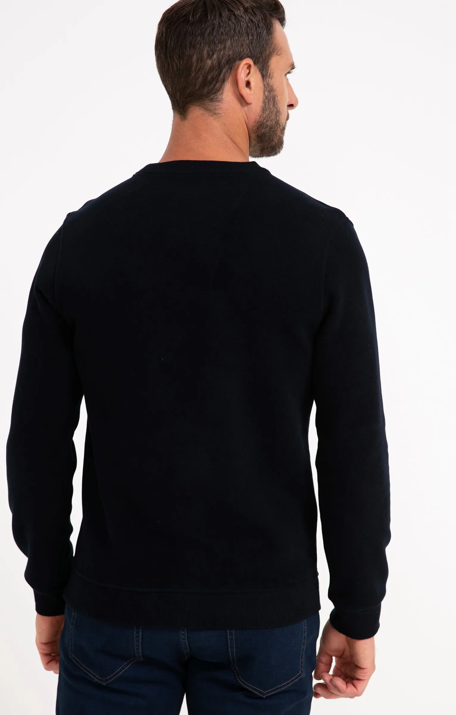 Polos & Tee-shirts<Armand Thiery Sweat manches longues Dolce - Marine