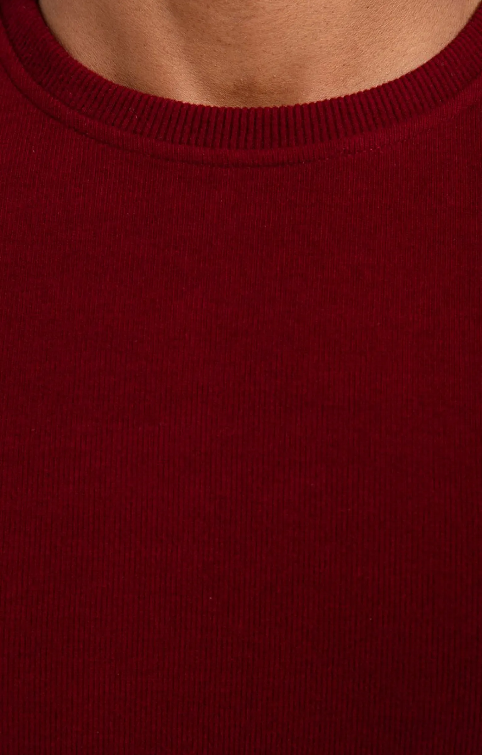 Polos & Tee-shirts<Armand Thiery Sweat manches longues Dolce - Bordeaux