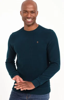 Polos & Tee-shirts<Armand Thiery Sweat manches longues Dolce - Pétrole