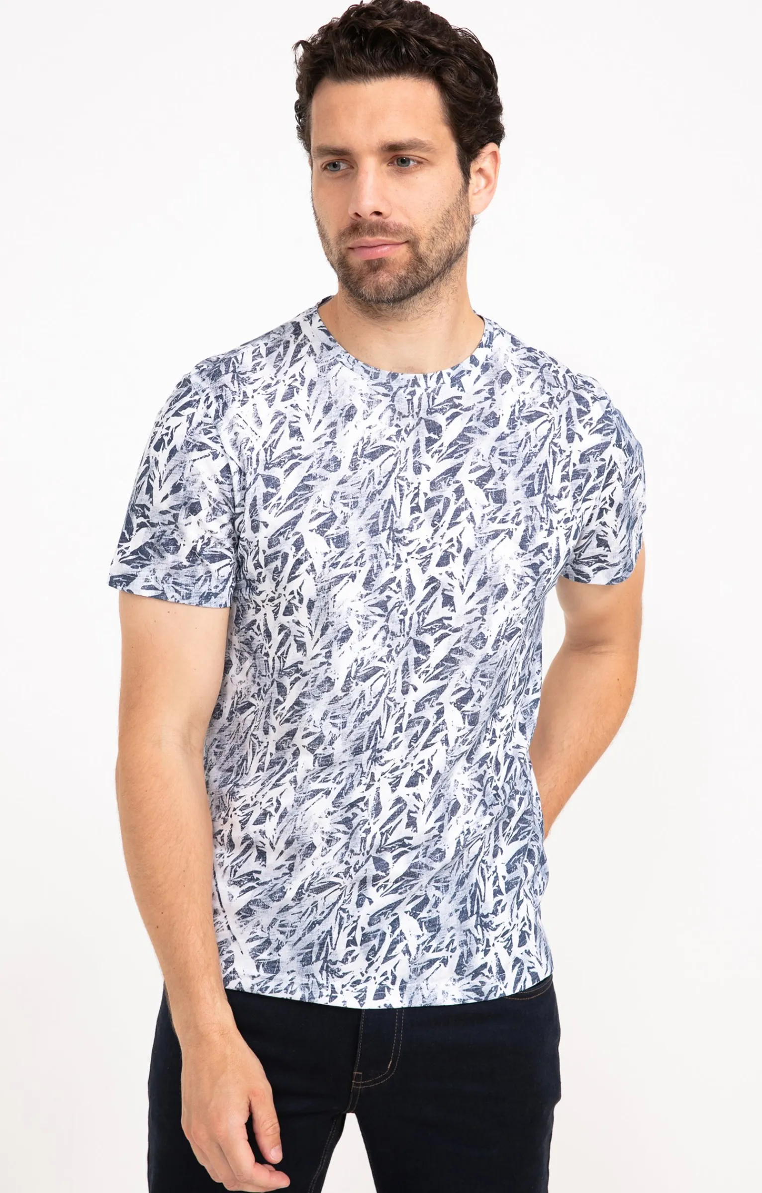 Polos & Tee-shirts<Armand Thiery Tee shirt manches courtes Brume - Blanc